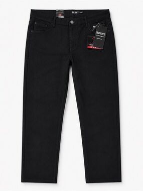 Men's Black Straight Fit Jeans